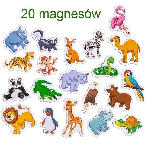 Zestaw Magnesów Wesołe Zoo MV 6032-01 Marka niezdefiniowana Zestaw Magnesów Wesołe Zoo MV 6032-01 Marka niezdefiniowana