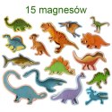 Zestaw Magnesów Wielkie Dinozaury MV 6032-06 Marka niezdefiniowana