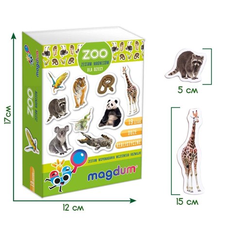 Zestaw Magnesów Zoo MV 6032-02 Marka niezdefiniowana Zestaw Magnesów Zoo MV 6032-02 Marka niezdefiniowana