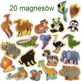 Zestaw Magnesów Zoo MV 6032-05 Marka niezdefiniowana