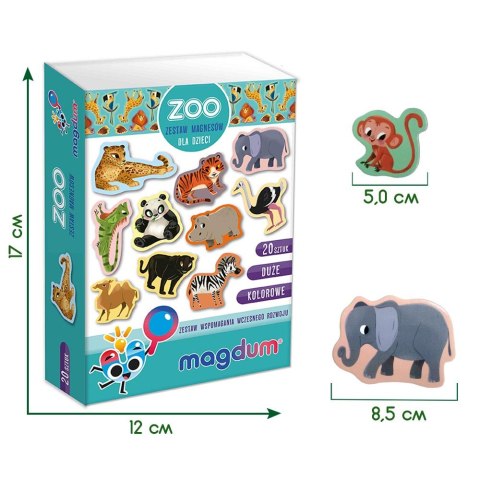 Zestaw Magnesów Zoo MV 6032-05 Marka niezdefiniowana Zestaw Magnesów Zoo MV 6032-05 Marka niezdefiniowana