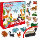 Zestaw Magnesów Zwierzęta 40 sztuk MV 6032-41 Marka niezdefiniowana