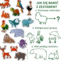 Zestaw Magnesów Zwierzęta 40 sztuk MV 6032-41 Marka niezdefiniowana