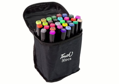 Zestaw Pisaków Markerów Touch 30 Szt Torba Markery Alkoholowe LEAN Zestaw Pisaków Markerów Touch 30 Szt Torba Markery Alkoholowe LEAN