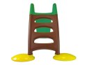 Zjeżdżalnia Ogrodowa z Drabinką dla Dzieci 424 zielono-brązowa Dorex Zjeżdżalnia Ogrodowa z Drabinką dla Dzieci 424 zielono-brązowa Dorex
