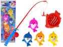 Gra Zręcznościowa Łowienie Rybek Wędka Rybki LEAN Toys Gra Zręcznościowa Łowienie Rybek Wędka Rybki LEAN Toys