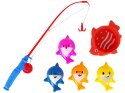 Gra Zręcznościowa Łowienie Rybek Wędka Rybki LEAN Toys Gra Zręcznościowa Łowienie Rybek Wędka Rybki LEAN Toys