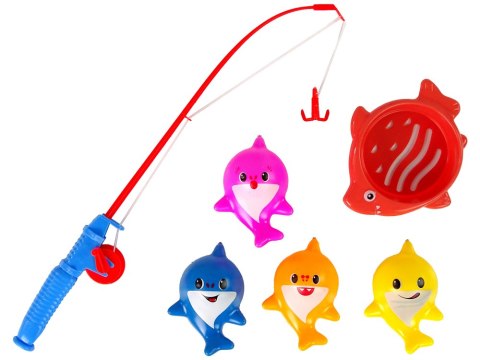 Gra Zręcznościowa Łowienie Rybek Wędka Rybki LEAN Toys Gra Zręcznościowa Łowienie Rybek Wędka Rybki LEAN Toys