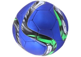 Piłka 24 cm Do Piłki Nożnej Niebieska Wzór Rozmiar 5 LEAN Toys