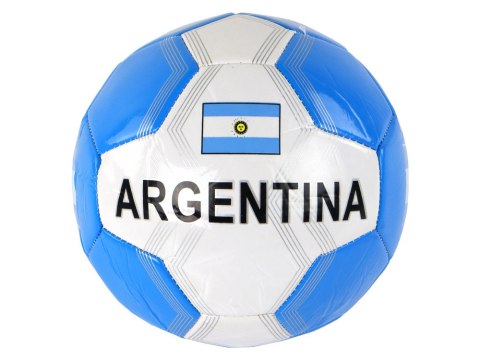 Piłka Do Piłki Nożnej Argentyna Kolorowa Rozmiar 5 LEAN Toys