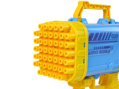 Pistolet Do Baniek Mydlanych Maszynka Bazooka 45 Otworów LEAN Toys Pistolet Do Baniek Mydlanych Maszynka Bazooka 45 Otworów LEAN Toys