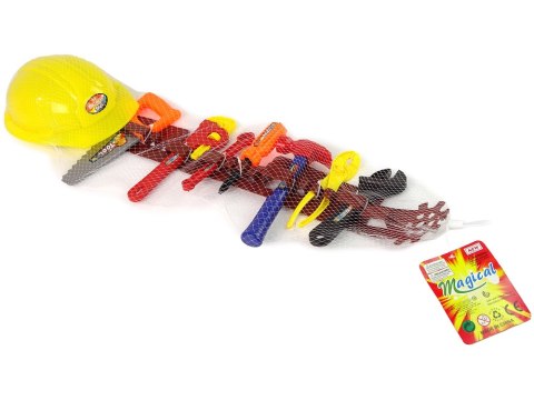 Zestaw Majsterkowicza Pas z Narzędziami Kask Klucz LEAN Toys Zestaw Majsterkowicza Pas z Narzędziami Kask Klucz LEAN Toys