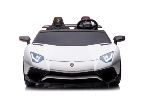 Auto Na Akumulator Lamborghini XXL A8803 Białe 24V LEAN CARS Auto Na Akumulator Lamborghini XXL A8803 Białe 24V LEAN CARS