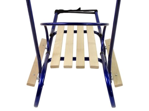 Sanki Metalowe z Pchaczem Oparcie Pasek Niebieskie LEAN Sport Sanki Metalowe z Pchaczem Oparcie Pasek Niebieskie LEAN Sport