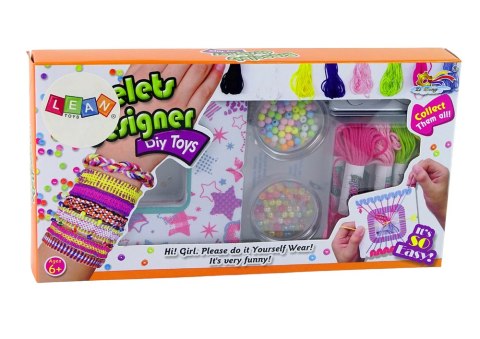 Zestaw Do Robienia Biżuterii DIY Bransoletki Mulina LEAN Toys Zestaw Do Robienia Biżuterii DIY Bransoletki Mulina LEAN Toys