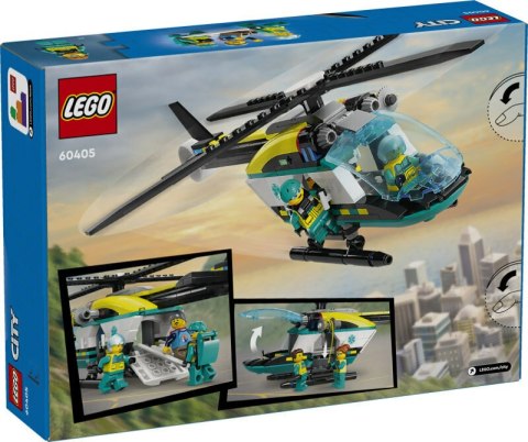 Klocki LEGO CITY Helikopter Ratunkowy P6 60405 LEGO Klocki LEGO CITY Helikopter Ratunkowy P6 60405 LEGO
