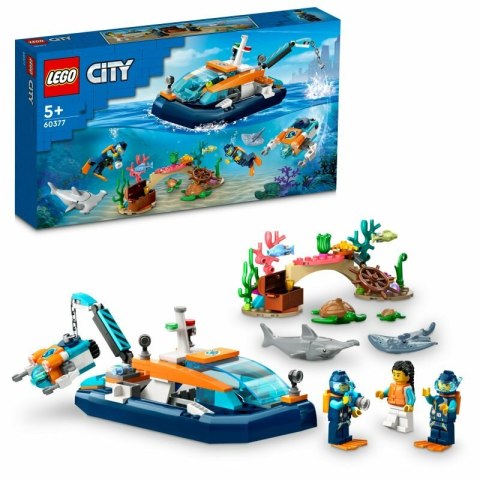 Klocki LEGO CITY Łodź Badawcza P3 60377 LEGO Klocki LEGO CITY Łodź Badawcza P3 60377 LEGO