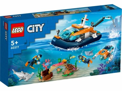 Klocki LEGO CITY Łodź Badawcza P3 60377 LEGO Klocki LEGO CITY Łodź Badawcza P3 60377 LEGO