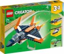 Klocki LEGO CREATOR Odrzutowiec Naddźwiękowy P8 31126 LEGO