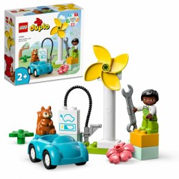Klocki LEGO DUPLO Town Turbina Wiatrowa I Samochód Elektryczny P6 10985 LEGO