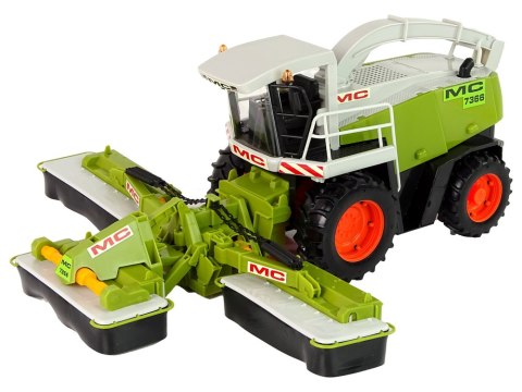Maszyna Rolnicza Kombajn MC 7366 Duży Zielony LEAN Toys Maszyna Rolnicza Kombajn MC 7366 Duży Zielony LEAN Toys
