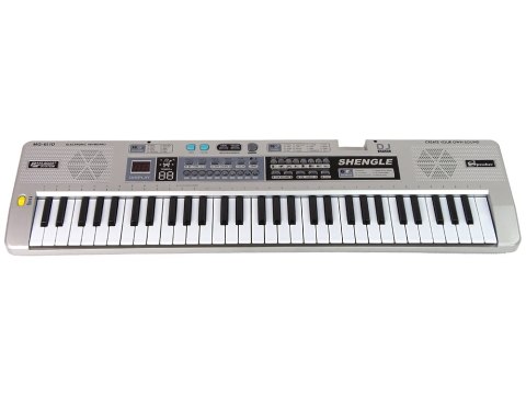 Keyboard MQ-6110 Mikrofon Organki 61 Klawiszy LEAN Toys Keyboard MQ-6110 Mikrofon Organki 61 Klawiszy LEAN Toys