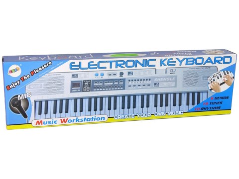 Keyboard MQ-6110 Mikrofon Organki 61 Klawiszy LEAN Toys Keyboard MQ-6110 Mikrofon Organki 61 Klawiszy LEAN Toys