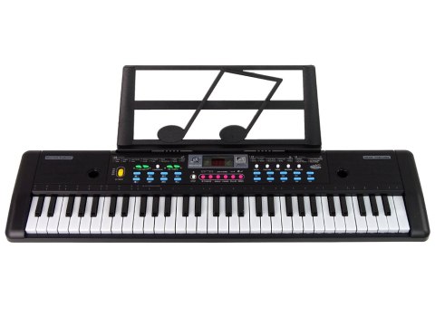 Keyboard MQ-6112 Mikrofon Uchwyt Na Nuty 61 Klawiszy LEAN Toys Keyboard MQ-6112 Mikrofon Uchwyt Na Nuty 61 Klawiszy LEAN Toys