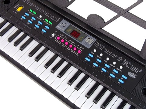 Keyboard MQ-6112 Mikrofon Uchwyt Na Nuty 61 Klawiszy LEAN Toys Keyboard MQ-6112 Mikrofon Uchwyt Na Nuty 61 Klawiszy LEAN Toys
