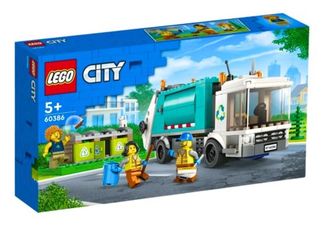 Klocki LEGO CITY Ciężarówka Recyklingowa 60386 LEGO Klocki LEGO CITY Ciężarówka Recyklingowa 60386 LEGO