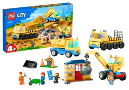 Klocki LEGO CITY Ciężarówki i Dźwig Z Kulą Wyburzeniową 60391 LEGO