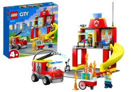 Klocki LEGO CITY Remiza Strażacka I Wóz Strażacki 60735 LEGO