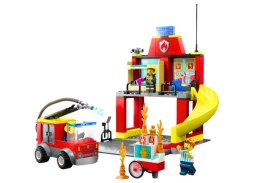 Klocki LEGO CITY Remiza Strażacka I Wóz Strażacki 60735 LEGO