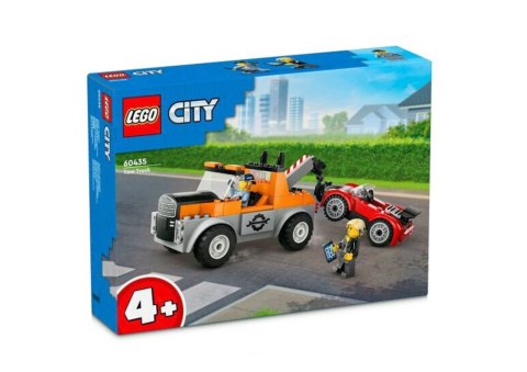 Klocki LEGO CITY Samochód Pomocy Drogowej 101 Elementów 60435 LEGO Klocki LEGO CITY Samochód Pomocy Drogowej 101 Elementów 60435 LEGO
