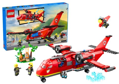 Klocki LEGO CITY Strażacki Samolot Ratunkowy 478 Elementów 60413 LEGO