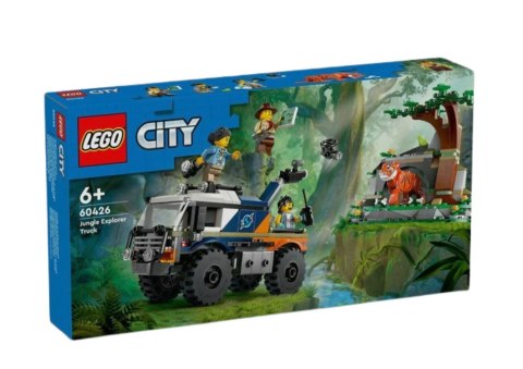 Klocki LEGO CITY Terenówka Badacza Dżungli 314 Elementów 60426 LEGO Klocki LEGO CITY Terenówka Badacza Dżungli 314 Elementów 60426 LEGO