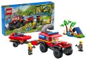 Klocki LEGO CITY Terenowy Wóz Strażacki Z Łodzią 301 Elementów 60412 LEGO
