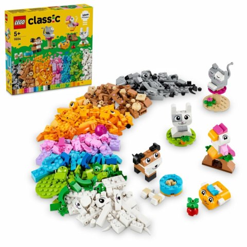 Klocki LEGO CLASSIC Kreatywne Zwierzątka 450 Elementów 11034 LEGO Klocki LEGO CLASSIC Kreatywne Zwierzątka 450 Elementów 11034 LEGO