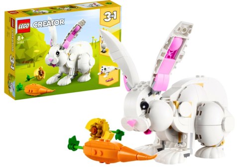 Klocki LEGO CREATOR Biały Królik 258 Elementów 31133 LEGO