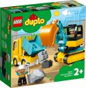 Klocki LEGO DUPLO Ciężarówka I Koparka Gąsienicowa P4 10931 LEGO Klocki LEGO DUPLO Ciężarówka I Koparka Gąsienicowa P4 10931 LEGO