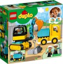 Klocki LEGO DUPLO Ciężarówka I Koparka Gąsienicowa P4 10931 LEGO Klocki LEGO DUPLO Ciężarówka I Koparka Gąsienicowa P4 10931 LEGO