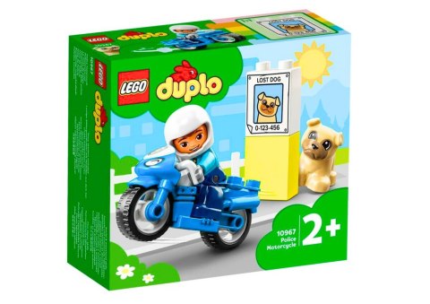Klocki LEGO DUPLO TOWN Motocykl Policyjny 10967 LEGO Klocki LEGO DUPLO TOWN Motocykl Policyjny 10967 LEGO