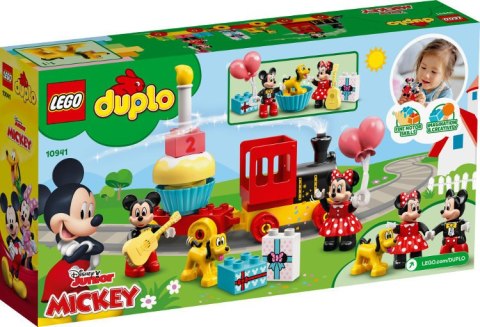 Klocki LEGO DUPLO Urodzinowy Pociąg Myszek MIKI I MINNIE P4 10941 LEGO