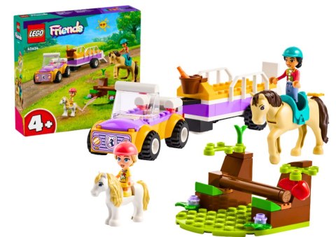 Klocki LEGO FRIENDS Przyczepka Dla Konia I Kucyka 105 Elementów 42634 LEGO