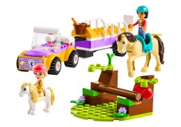 Klocki LEGO FRIENDS Przyczepka Dla Konia I Kucyka 105 Elementów 42634 LEGO
