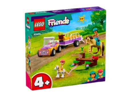 Klocki LEGO FRIENDS Przyczepka Dla Konia I Kucyka 105 Elementów 42634 LEGO