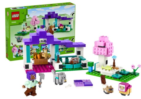 Klocki LEGO MINECRAFT Rezerwat Zwierząt 206 Elementów 21253 LEGO