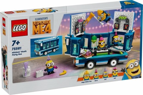 Klocki LEGO MINIONS IMPREZOWY AUTOBUS MINIONKÓW 379 Elementów 75581 LEGO