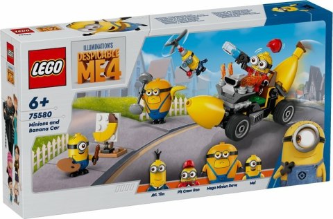 Klocki LEGO MINIONS Minionki I Bananowóż 136 Elementów 75580 LEGO