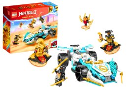 Klocki LEGO NINJAGO Samochód Wyścigowy ZANE'A Dragon Power SPINJITZU 307 Elementów 71791 LEGO